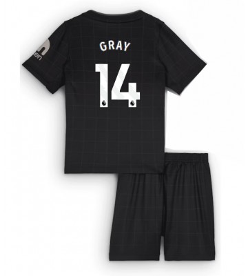 Tottenham Hotspur Archie Gray #14 Replik Auswärtstrikot Kinder 2025-26 Kurzarm (+ Kurze Hosen)